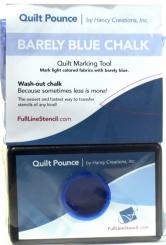 Stencil Chalk Transfer Quilt Pounce Pad Barely Blue 