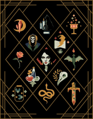 The Grimoire - A Dark Magic Sampler Quilt Kit 