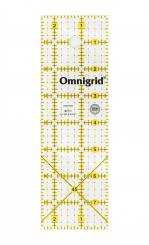 Rollschneider-Lineal Omnigrid 2-1/2 x 8 inch mit Winkel