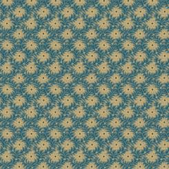 Blue Little Trellis Meterware 