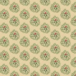 Green Rose Bud Meterware 