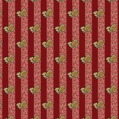 Red Leaf Stripe Meterware 
