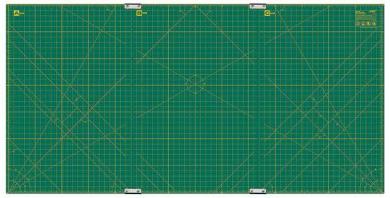 Cutting Mat Set of 2 Mats with Clips 
