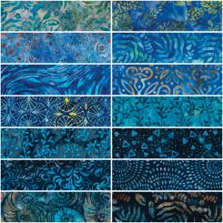 Batiks By The Water'S Edge 2-1/2in Strips 