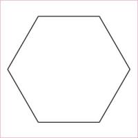 Hexagon 1-1/4'' | 100 Papers