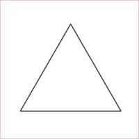 Equilateral Triangle 2'' | 100 Papers