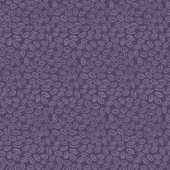 Swirls Aubergine Meterware