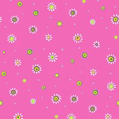 Sunburst Dot Pink Meterware