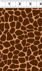 Zoe the Giraffe Skin Print Brown Meterware
