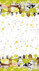 Multi Barnyard Buddies Double Border Meterware