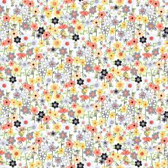 Bee Floral White Meterware