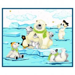Burr the Polar Bear 36" Play Mat Panel