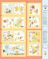 Sweet Bees 36" Storybook Yellow Panel