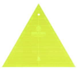 8" Equilateral 60 Degree Triangle Ruler 