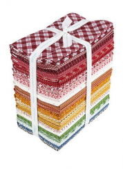 Bee Plaids 1 Yard Bundle Barn Red 