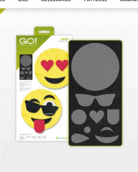 GO! Emojis Die + embroidery download 