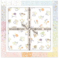 Little Chicks Flannel 10'' Squares 