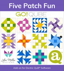 AccuQuilt GO! Qube: Five Patch Fun 