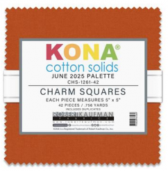 Kona® Cotton - June 2025 Palette Charm Square 
