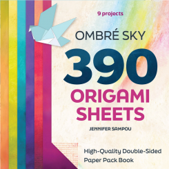 Ombre Sky 390 Origami Sheets 