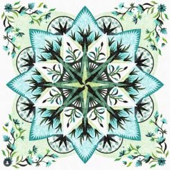 Valley Blossom Quilt Kit & Pattern 