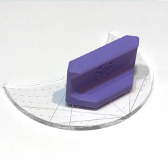 Magnetic Ruler Handle 2in Lilac 