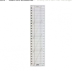 Gruuvy Let's Jam Half Rectangle Ruler 