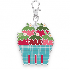 Lori Holt Farmer's Daughter Enamel Happy Charm Berry Basket 