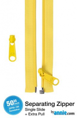 50" Separating Zipper + Extra slide -Danelion 