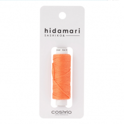 Cosmo Hidamari Sashiko Solid Thread Cantaloupe 