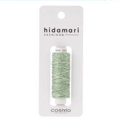 Cosmo Hidamari Sashiko Variegated Thread 30 Meters Mojito Green 