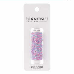 Cosmo Hidamari Sashiko Variegated Thread 30 Meters Cotton Candy 