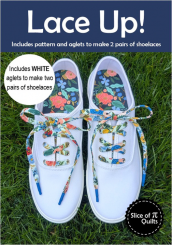 Lace Up Pattern With White Aglets 