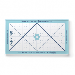 Lori Holt Cute Cuts™ Trim-it™ Ruler 2 1/2in x 4 1/2in 
