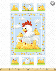 Pippa the Hen & Chicks Panel