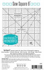 Sew Square 6 Ruler 