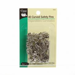 Curved Safety Pin 1 1/2in Size 2 40ct 