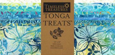 Splash Tonga Batik 10in Squares 