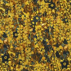 Flowers Gold Metallic Gustav Klimt 