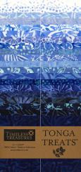 2-1/2in Strips Tonga Batik Bluebell 