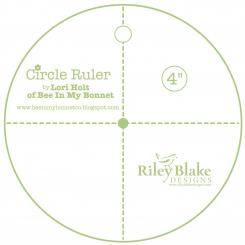 Lori Holt Circle Ruler 4'' 