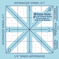 Cute Cuts Trim It Ruler 2-1/2'' x 2-1/2''