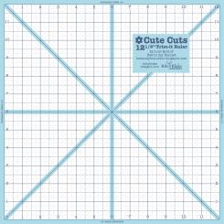 Cute Cuts Trim It Ruler 12-1/2'' x 12-1/2''