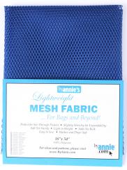 Lightweight Mesh Fabric Blastoff Blue 