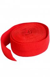 2YD Fold-Over Elastic Atom Red 