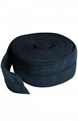 2YD Fold-Over Elastic Navy 