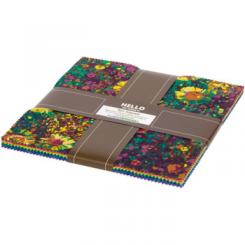 Painterly Petals Ten Squares 