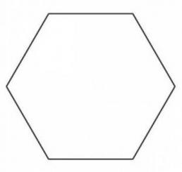 Hexagon 5/8'' | 100 Papers
