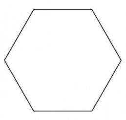 Hexagon 1-1/2' | 1 Template 