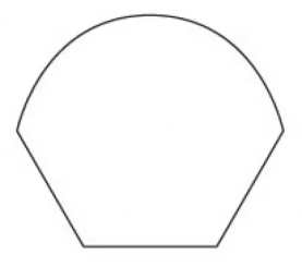 Hexagon Flower Petal 5/8'' | 100 Papers